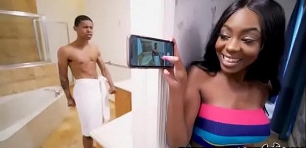  Sister catching Brother Naked